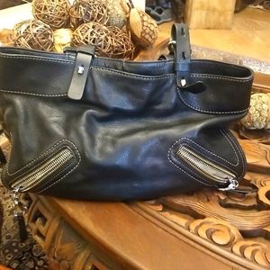 Francescogiasia leather large hobo bag